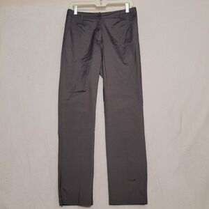 Sao Paulo Women's Pants Size 6 Gray flat front straight Leg Casual